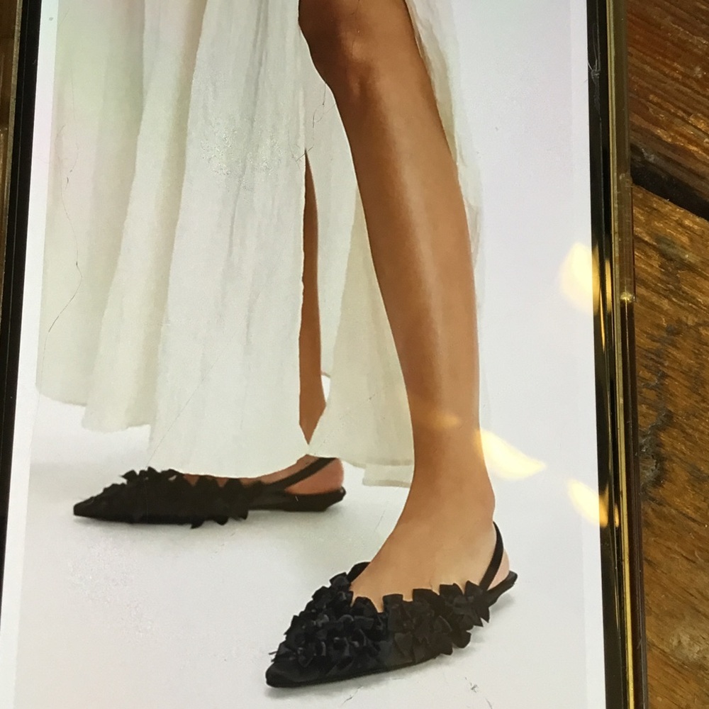 NWOT Jeffrey Campbell Mayfair Bows Slingback Flats